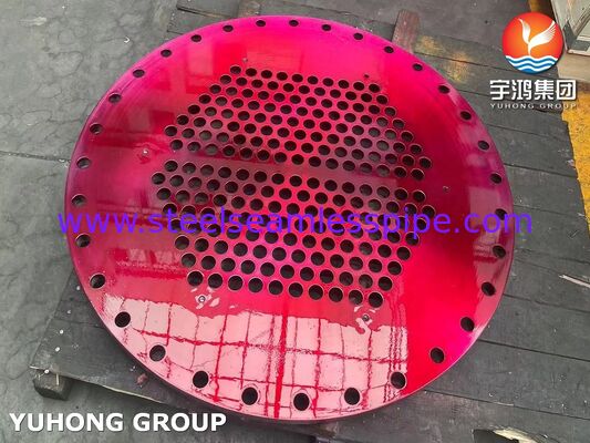 Tubo a piastra tubiera fissa in acciaio inossidabile ASME SA240 SS304 per scambiatore di calore