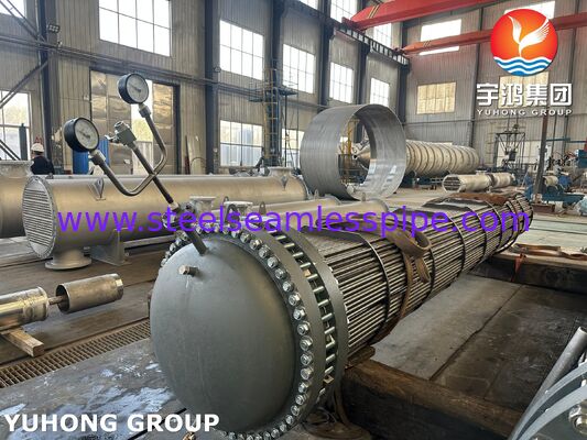 ASME SA179 Tubi a forma di U Fusoli di tubi per scambiatori di calore inclusi fogli di tubi ASME SA516 Gr70N per il trasferimento di calore industriale