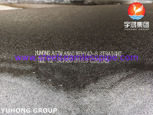 ASTM A860 WPHY42-S Equal Tee Saldatura a coda in acciaio ad alta resistenza per sistemi di condotte ad alta pressione