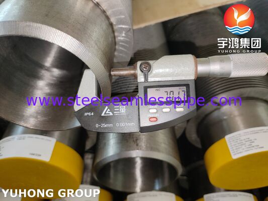 A335 P9 Tubi a pinne HFW per scambiatori di calore ad alta temperatura Pinne in acciaio al carbonio