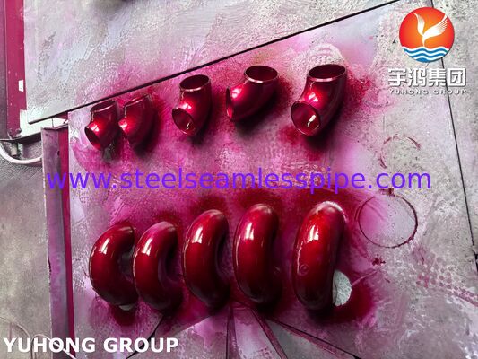 ASTM A403 WP304H Acciaio inossidabile con montatura a corto raggio, gomito saldatura a coda senza cucitura B16.9