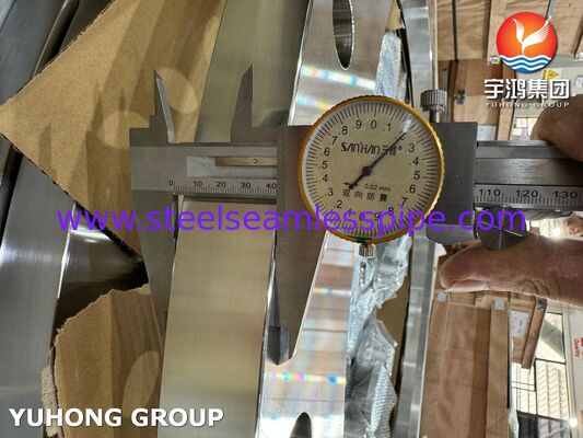 ASTM A240 F904L Slip On Flat Face Flange AWWA C207 Tabella 2 Classe D Risponde agli standard dell'acqua degli Stati Uniti