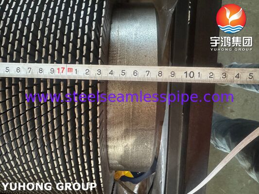 Tubi alettati seghettati A335 P22 con alette in CS per HRSG e sistemi di recupero del calore