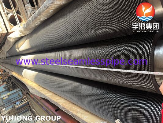 Tubi alettati seghettati A335 P22 con alette in CS per HRSG e sistemi di recupero del calore