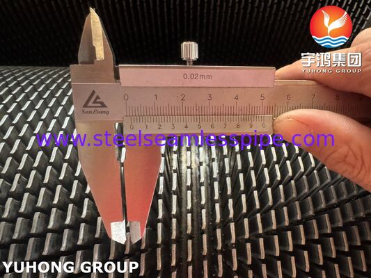 Tubi alettati seghettati A335 P22 con alette in CS per HRSG e sistemi di recupero del calore