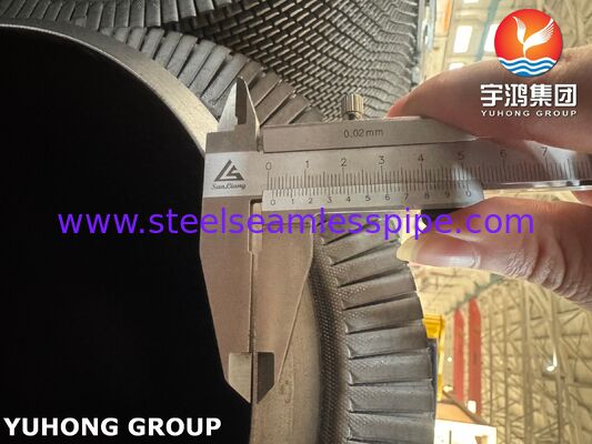 Tubi alettati seghettati A335 P22 con alette in CS per HRSG e sistemi di recupero del calore