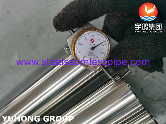 3A / ASTM A270 TP316L Tubo sanitario in acciaio inossidabile ricoperto di calore per raffinerie di zucchero