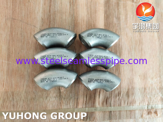 ASTM A403 WP304-S 90 gradi LR gomito senza cuciture per campo industriale