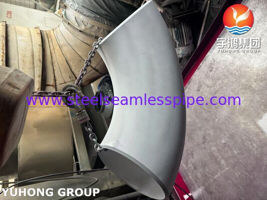 Gomito a saldare di testa ASTM A403 WP304-S, gomito a saldare di testa in acciaio inossidabile ad alta resistenza alla corrosione per sistemi di tubazioni industriali