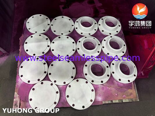 ASME SA182 F304 Flange forgiata in acciaio inossidabile austenitico per sistemi di condotte industriali conforme alla norma ASME B16.5