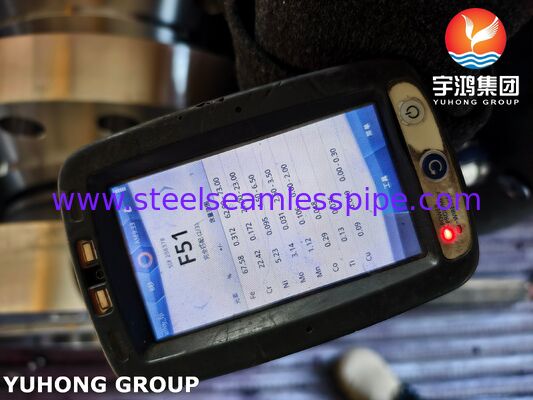 Flangia cieca ASTM A182 F51 RF, Flangia cieca in acciaio inossidabile duplex con faccia rialzata