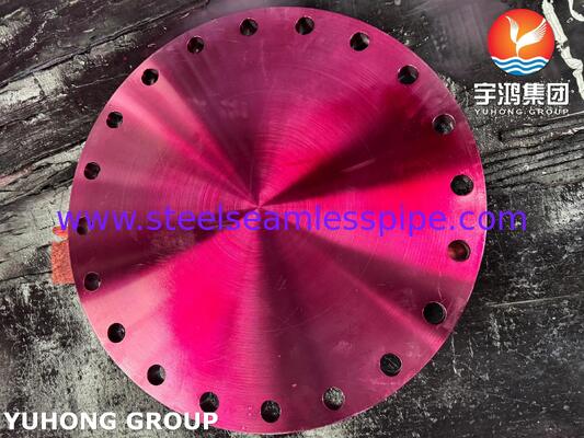 Flangia cieca in acciaio inossidabile super duplex ASTM A182 F55 con faccia rialzata Classe 150-1500