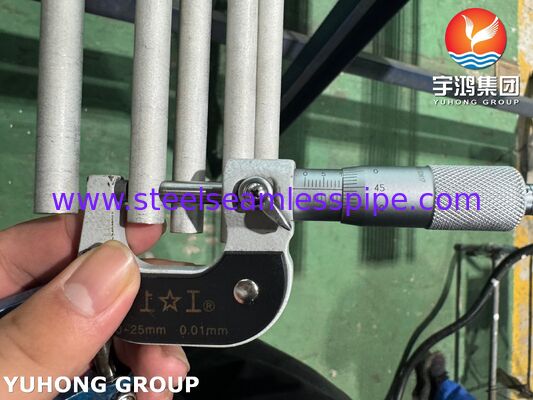 Tubo senza saldatura in acciaio inossidabile ASTM A269 TP316L per condensatore, decapato e ricotto