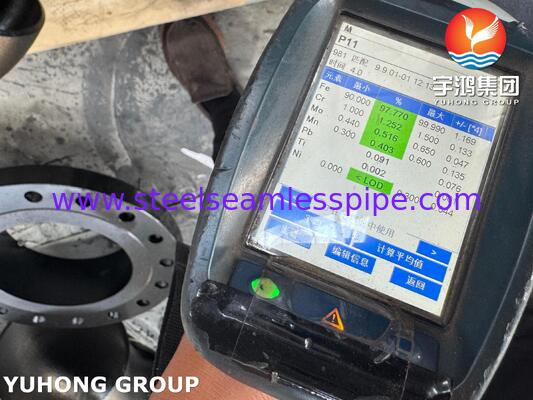 ASTM A182 F11 WN RF flange, leghe di cromo molibdeno forgiate con collo di saldatura