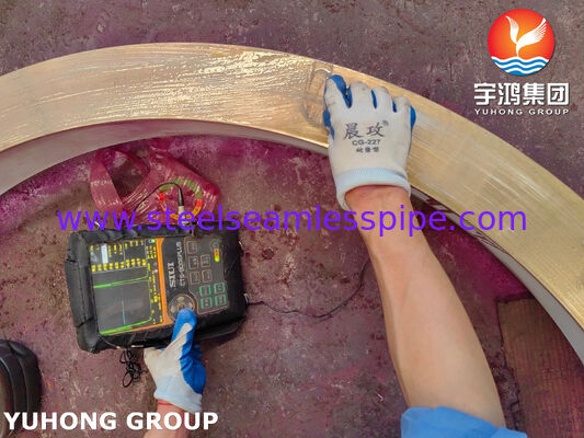 ASTM B171 / ASME SB171 C70600 Anello di rame e nichel Anello forgiato CuNi 90/10