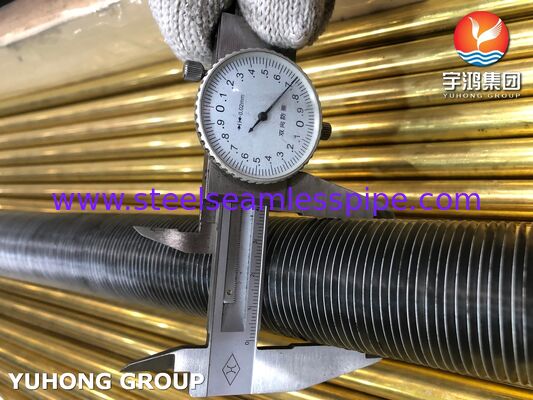 Tubo alettato senza saldatura (Smls) tipo L ASTM A179, tubo alettato in acciaio a basso tenore di carbonio ad alta efficienza di scambio termico