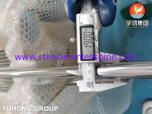 Tubo Saldato in Acciaio Inossidabile 304 Ricotto Luminoso ASME SA249 per Distillatore, 3/4" 20BWG
