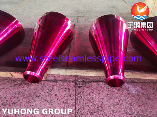 ASTM B564 UNS NO8811 CON REDUCER, riduttore concentrato in lega di nichel-ferro-cromo forgiato per l'industria petrolchimica e criogenica