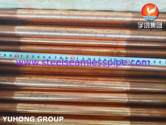 Tubo senza saldatura ASTM B111 C12200, per tubo di rame senza saldatura per scambiatori di calore