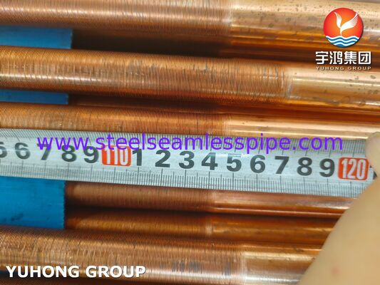 Tubo senza saldatura ASTM B111 C12200, per tubo di rame senza saldatura per scambiatori di calore