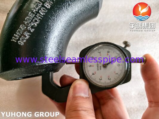 Raccordo a saldare a 90 gradi in acciaio al carbonio per basse temperature ASME SA420 Grado WPL6 LTC