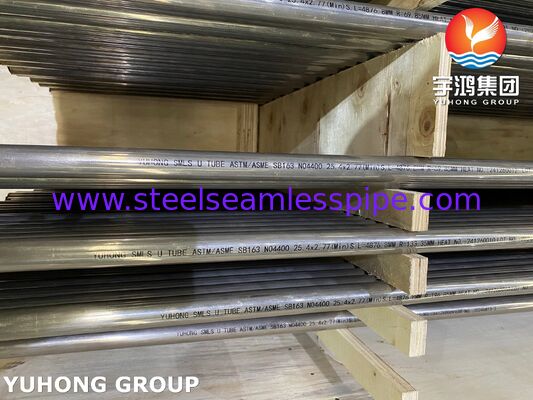 Tubo per scambiatori di calore in lega di nichel in acciaio U bend Monel400 ASME SB163 N04400