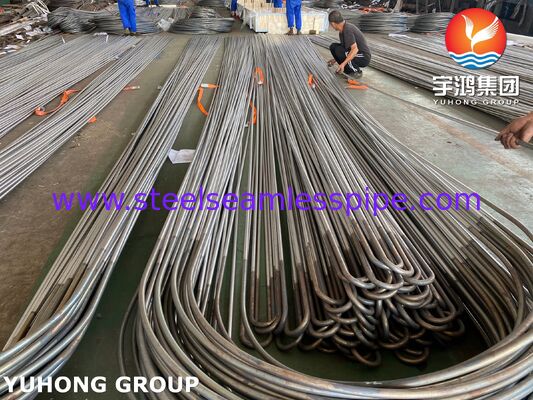 Tubo per scambiatori di calore in lega di nichel in acciaio U bend Monel400 ASME SB163 N04400