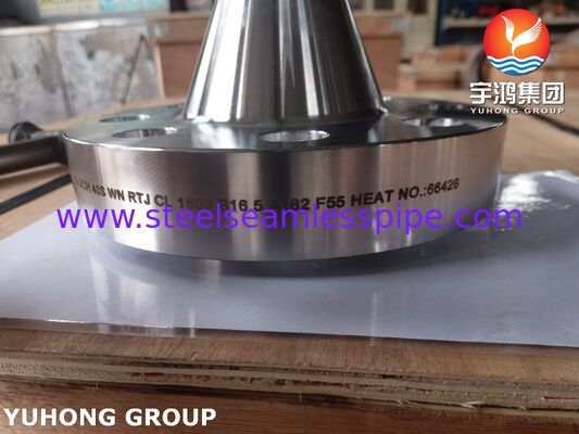 ASTM A182 F55 / 1.4501 / S32760 Super duplex flange in acciaio Super duplex 2507 WNRTJ flange