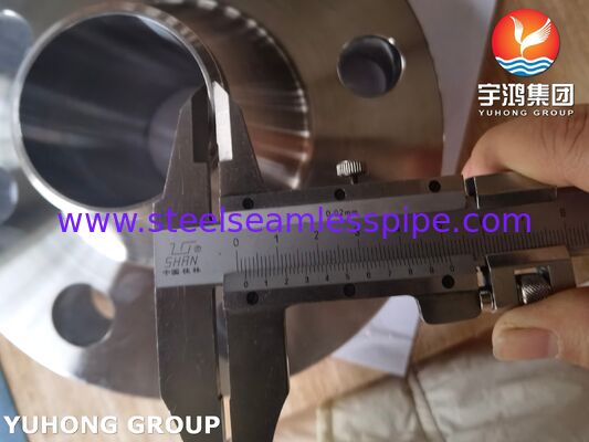 Flangia a collo saldato in acciaio duplex ASTM A182 F55 UNS S32760 RTJ EN 1.4501 X2CrNiMoCuWN25-7-4