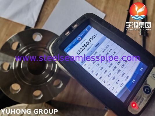 Flangia a collo saldato ASTM A182 F55 S32760 RTJ EN 1.4501 X2CrNiMoCuWN25-7-4