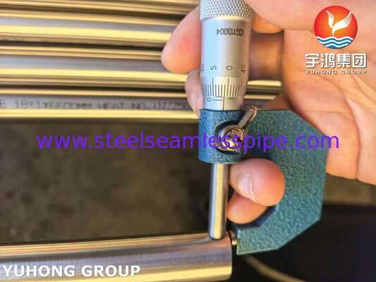 ASTM A249 / ASME SA249 TP316 Tubo di saldatura per scambiatori di calore a bassa e media pressione e sistemi di trasporto di fluidi generali