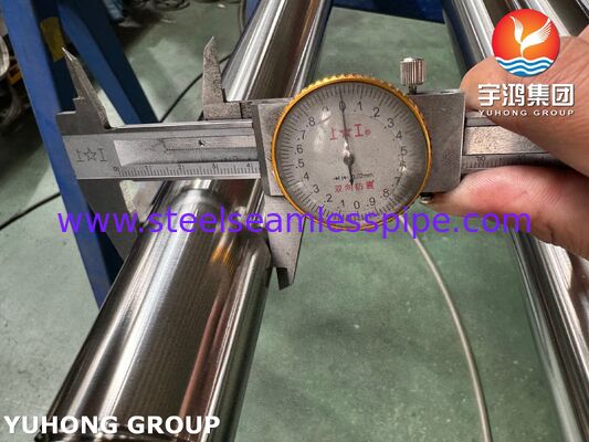 ASTM A270 3A TP304 BA Tubo sanitario senza cuciture in acciaio inossidabile per l'industria dello zucchero