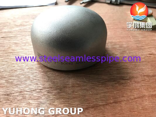 A403 WP304L-S Tappo, Raccordo a saldare a SCC A182 in acciaio inossidabile a basso tenore di carbonio per ingegneria idraulica