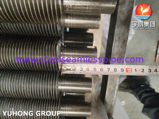 ASTM A179 Tubo a pinna incorporato di tipo G senza cuciture in acciaio al carbonio per la caldaia HRSG Economizer e Superheater