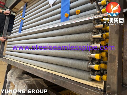 EN 10217-7 1.4301 Tubo a pinna estruso in acciaio inossidabile e alluminio
