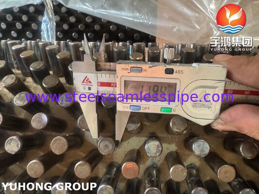 Tubo alettato ASTM A335 P22 con alette in acciaio al carbonio