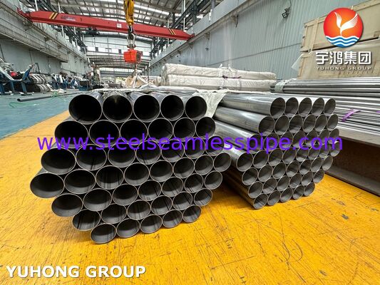 Tubo saldato in acciaio inossidabile ASTM A249 TP316L ricotto a brillante per l'industria delle bevande 12506MM