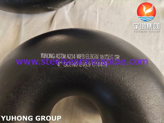 Fittings per tubi senza cuciture in acciaio al carbonio, A234 WPB Elbow for Pressure Piping ASME B16.9