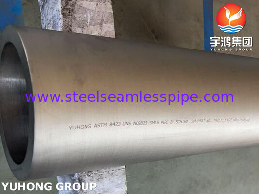 ASTM B423 UNS N08825 / DIN 2.4858 Tubo senza cuciture Inconel825 Tubo in lega di nichel