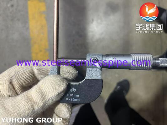 Tubo in acciaio a doppia parete in rame brasato, BHG2 Bundy Tube per linee di freno automobilistiche