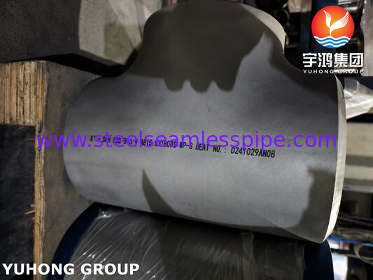 ASTM A815 UNS S31803 Fitting in acciaio duplex ASME B16.9 Buttweld Duplex 2205 Equal Tee