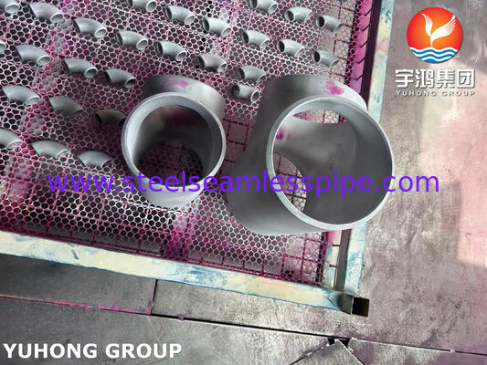 ASTM A815 UNS S31803 Fitting in acciaio duplex ASME B16.9 Buttweld Duplex 2205 Equal Tee