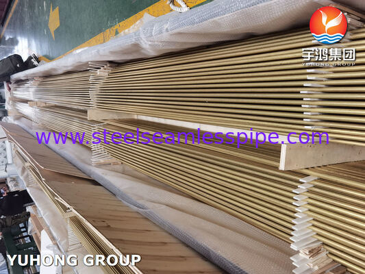 Tubo senza saldatura a U ASME SB111 C68700 Ottone Alluminio Arsenicale con Attacco da Impatto