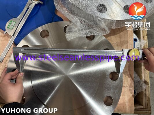 Flangia cieca ASTM A182 F51 Duplex 2205 ASME B16.5 BLRF Flangia in acciaio duplex