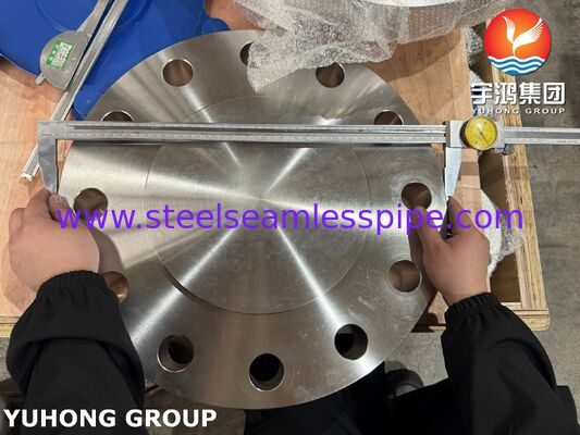 Flangia cieca ASTM A182 F51 Duplex 2205 ASME B16.5 BLRF Flangia in acciaio duplex