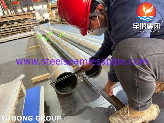 Tubo saldato in lega di nichel Hastelloy C276 UNS N10276 ASTM B619 per l'industria petrolchimica