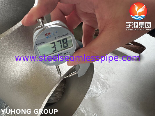 ASTM B366 N08810 Incoloy 800H Nickel Alloy Tee Uguale per Tubazioni ad Alta Temperatura
