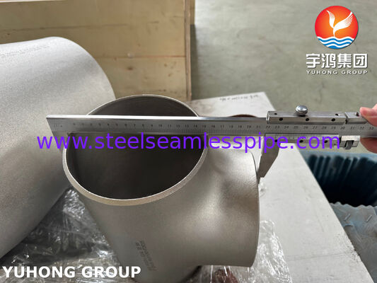 ASTM B366 N08810 Incoloy 800H Nickel Alloy Tee Uguale per Tubazioni ad Alta Temperatura