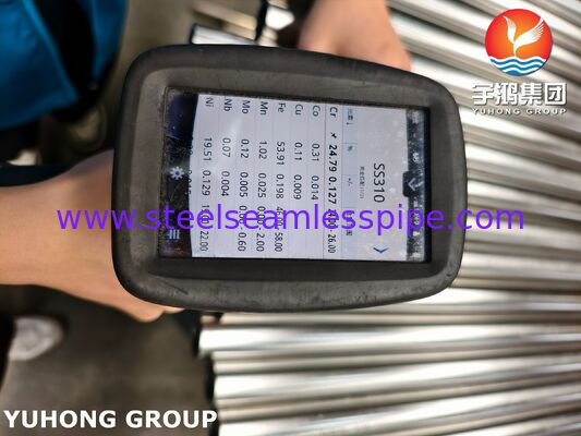 ASME SA312 TP310S 1.4845 Stainless Steel Tube Oxidation Resistant, for Cracking Furnac