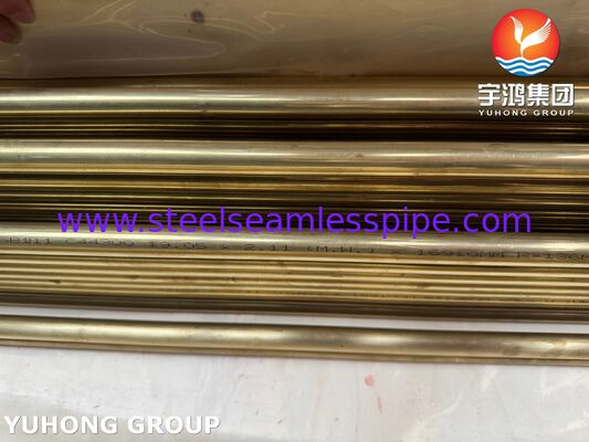 ASME SB111 C44300 Tubo in lega di rame U-Bend per scambiatori di calore